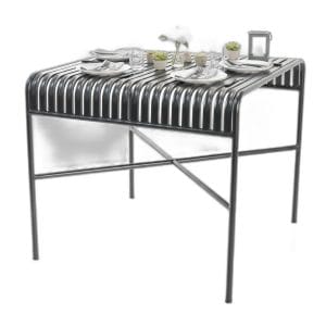 Bàn vuông ngoài trời 80x80cm sắt sơn tĩnh điện
