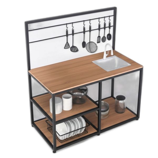 Bếp Mini 120cm gỗ plywood chống nước cho phòng trọ