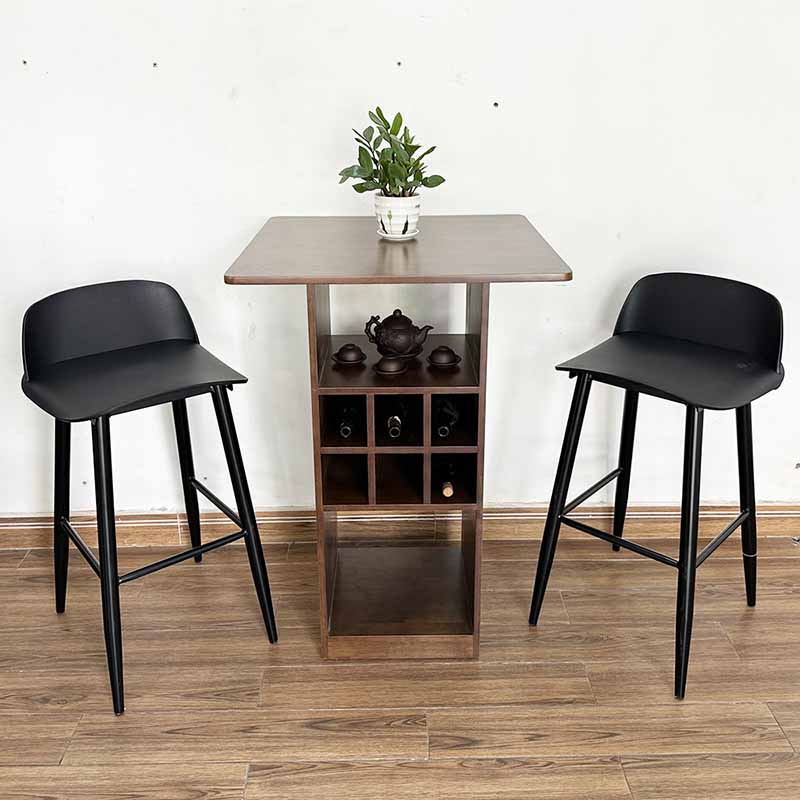 Bộ bàn ghế bar 2 người kết hợp tủ rượu C Bộ bàn ghế bar 2 người kết hợp tủ rượu C - hình 3