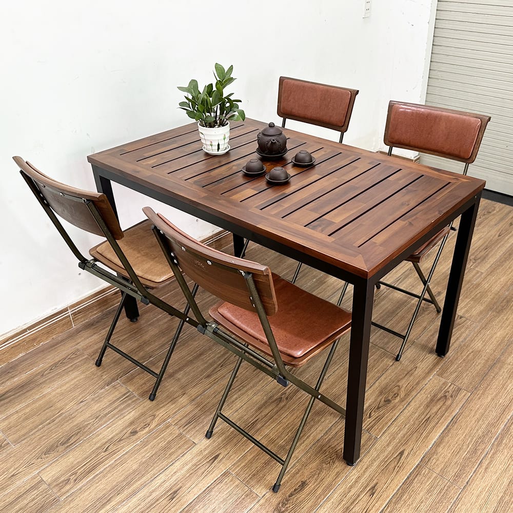 Bộ bàn ghế cafe, bàn ghế ngoài trời C Bộ bàn ghế cafe, bàn ghế ngoài trời C - hình 2