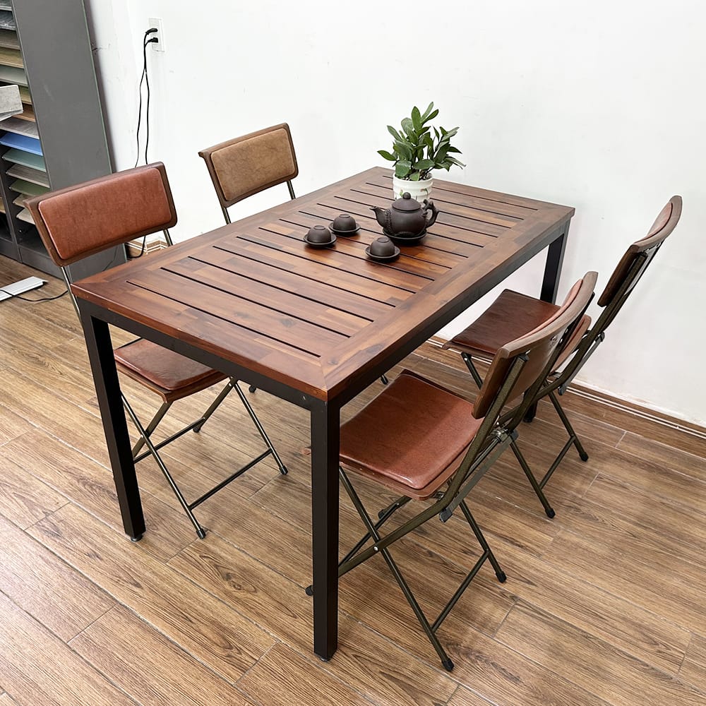 Bộ bàn ghế cafe, bàn ghế ngoài trời C Bộ bàn ghế cafe, bàn ghế ngoài trời C - hình 3