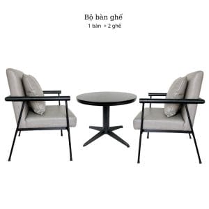 Bộ bàn ghế cafe, bàn ghế thư giãn CBSF68026 - hình 1