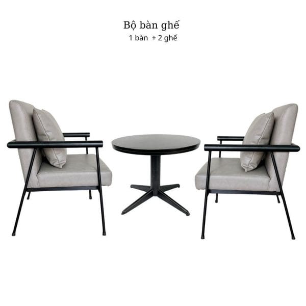Bộ bàn ghế cafe, bàn ghế thư giãn CBSF68026 - hình 1