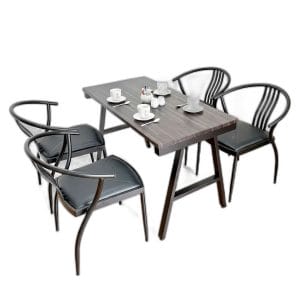 Bộ bàn ghế cafe, nhà hàng 4 người C
