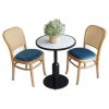 Bộ bàn ghế cafe tròn 2 ghế Thonet 1 bàn trà C