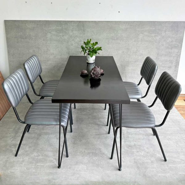 Bộ bàn ghế phòng ăn 4 ghế ngồi hình chữ nhật - hình 3