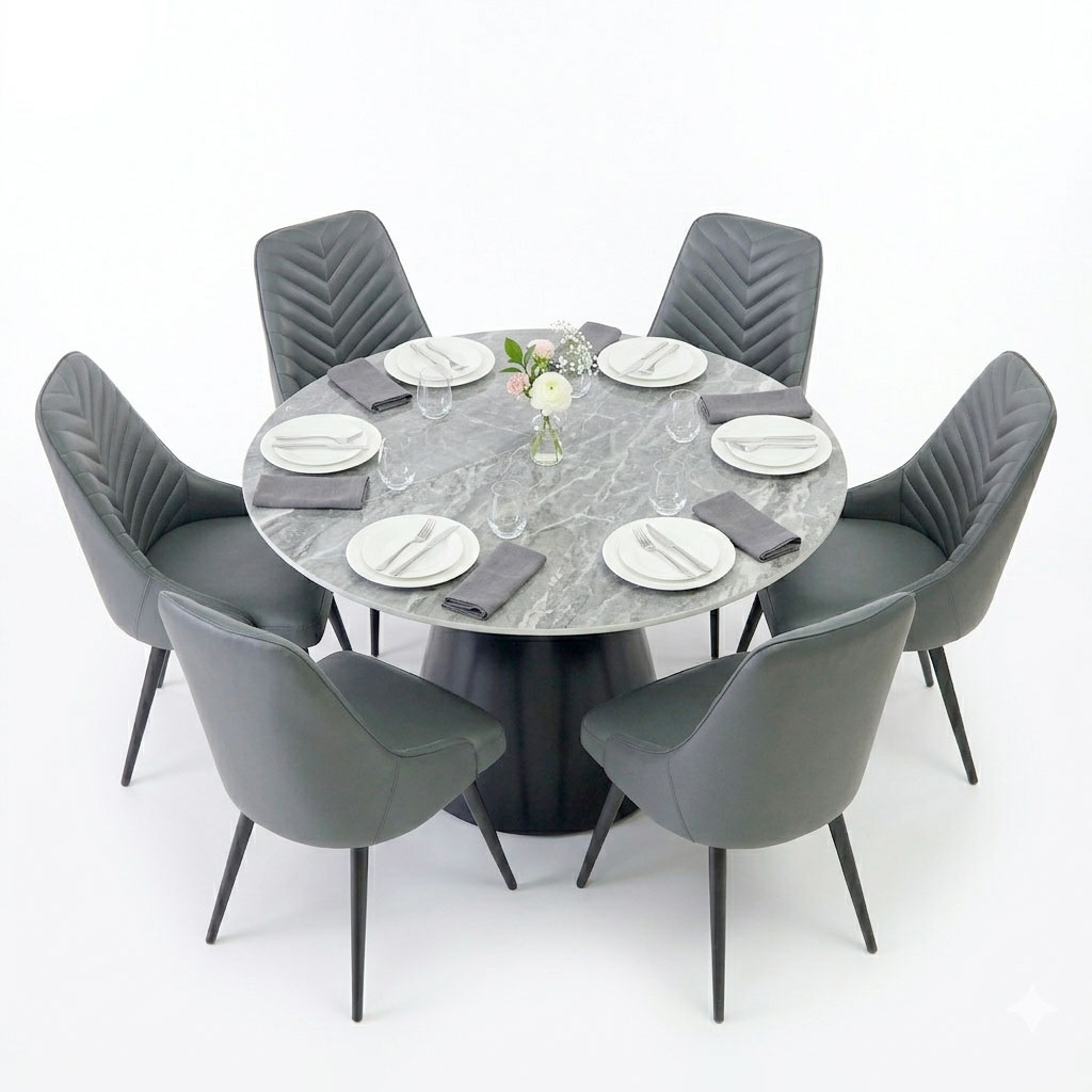 Combo bàn ăn chữ nhật 120x70cm và 4 ghế Bull sắt Combo bàn ăn chữ nhật 120x70cm và 4 ghế Bull sắt - hình 3