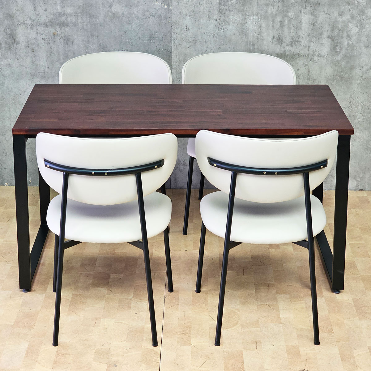 Combo bàn ăn chữ nhật 140x70cm và 4 ghế Orleando Combo bàn ăn chữ nhật 140x70cm và 4 ghế Orleando - hình 1