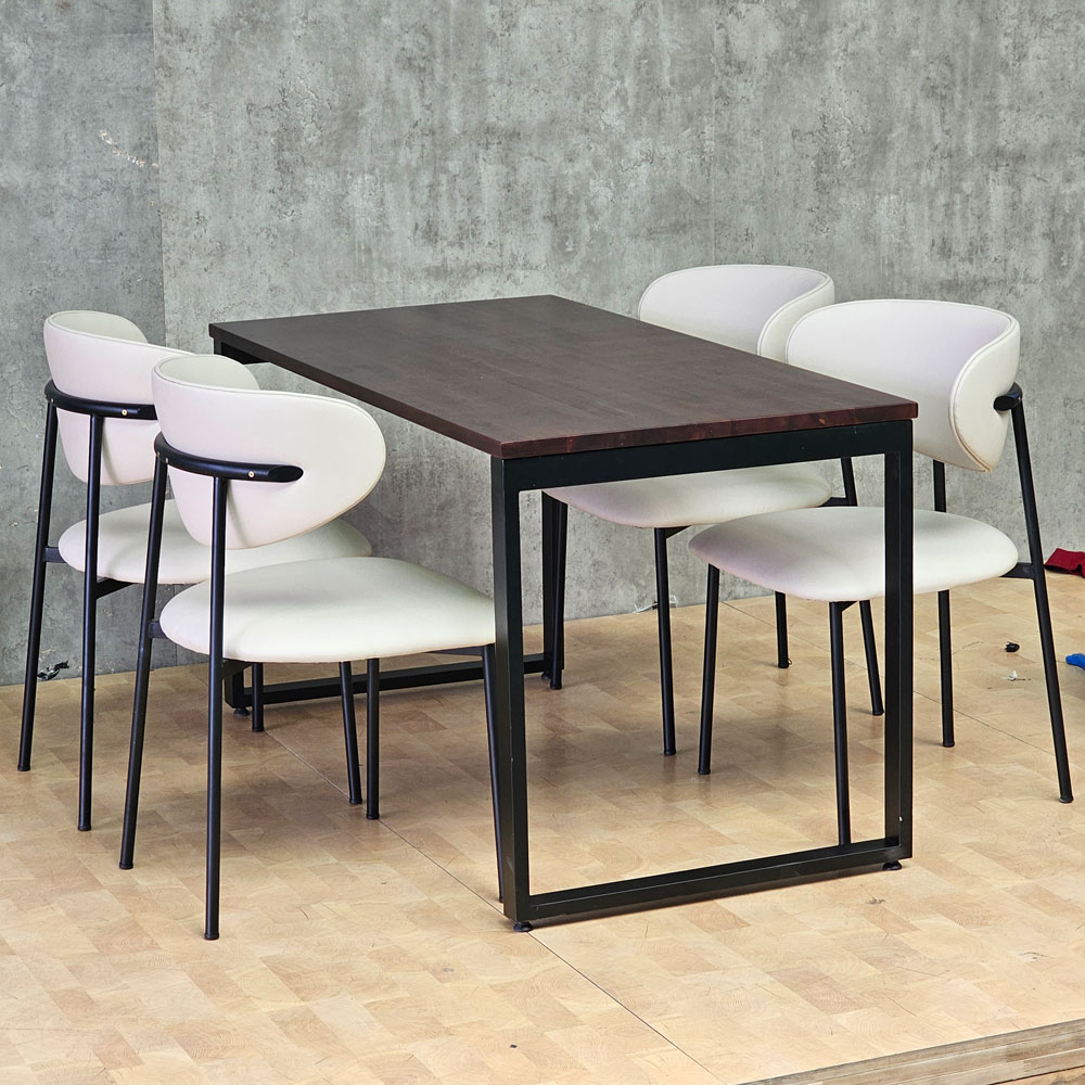 Combo bàn ăn chữ nhật 140x70cm và 4 ghế Orleando Combo bàn ăn chữ nhật 140x70cm và 4 ghế Orleando - hình 3
