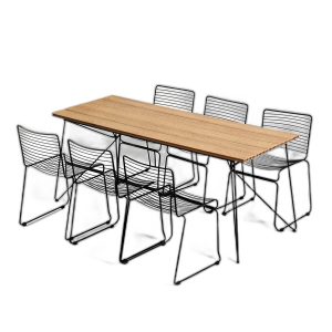 Lỗi 404 Combo bàn ăn ngoài trời 180x80cm và 6 ghế sắt C