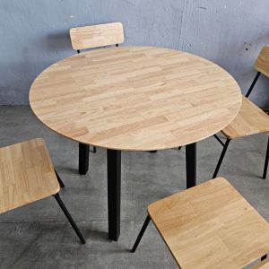 Combo bàn ăn tròn Gerda và 4 ghế ăn - hình 1