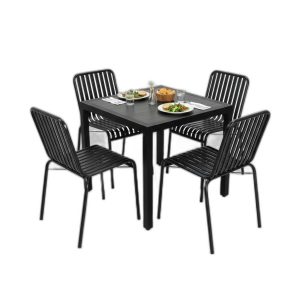 Lỗi 404 Combo bàn ăn UNO vuông và 4 ghế sắt