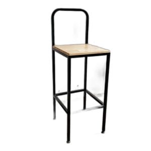 Combo bàn bar 120x45cm và 2 ghế bar gỗ khung sắt C