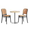Combo bàn cafe tròn 60cm và 2 ghế cafe nhựa C