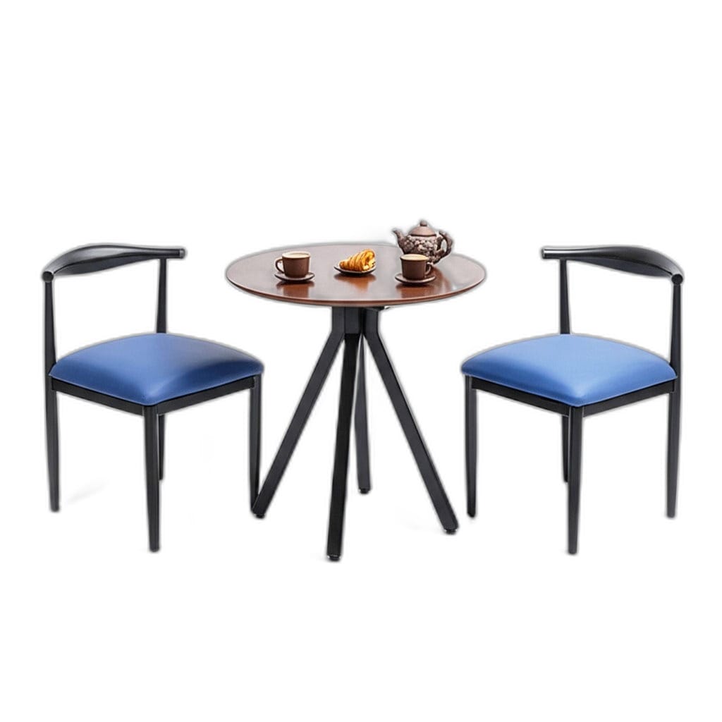 Combo bàn cafe tròn và 2 ghế Bull sắt C Combo bàn cafe tròn và 2 ghế Bull sắt C