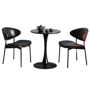 Combo bàn cafe Tulip và 2 ghế Elara C