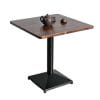 Combo bàn cafe vuông 70x70cm và 4 ghế Bull sắt C