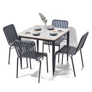 Lỗi 404 Combo bàn cafe vuông 80x80cm và 4 ghế cafe sắt C
