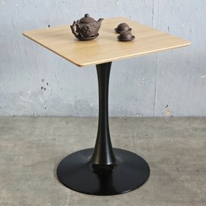 Combo bàn cafe vuông plywood và 2 ghế Amazon C - hình 1