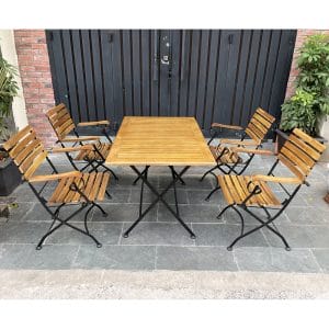 Combo Bàn Ghế Ngoài Trời Xếp Gọn REFORD C - hình 2