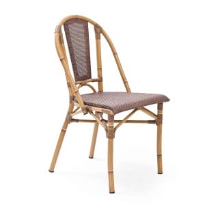 Combo bàn ghế nhôm ngoài trời giả mây C - hình 1