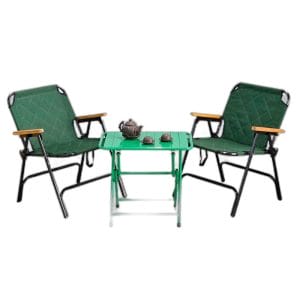 Combo bàn trà chanh và 2 ghế xếp du lịch C