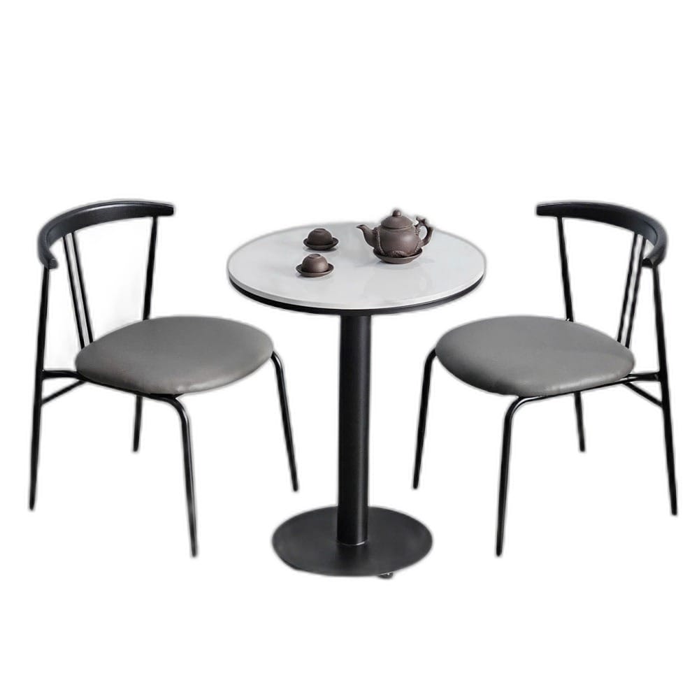 Combo bàn tròn mặt gạch bông và 2 ghế cafe C Combo bàn tròn mặt gạch bông và 2 ghế cafe C
