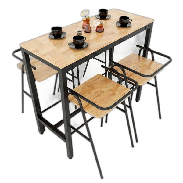 Combo bộ bàn bar và 4 ghế bar COZY nhiều màu C