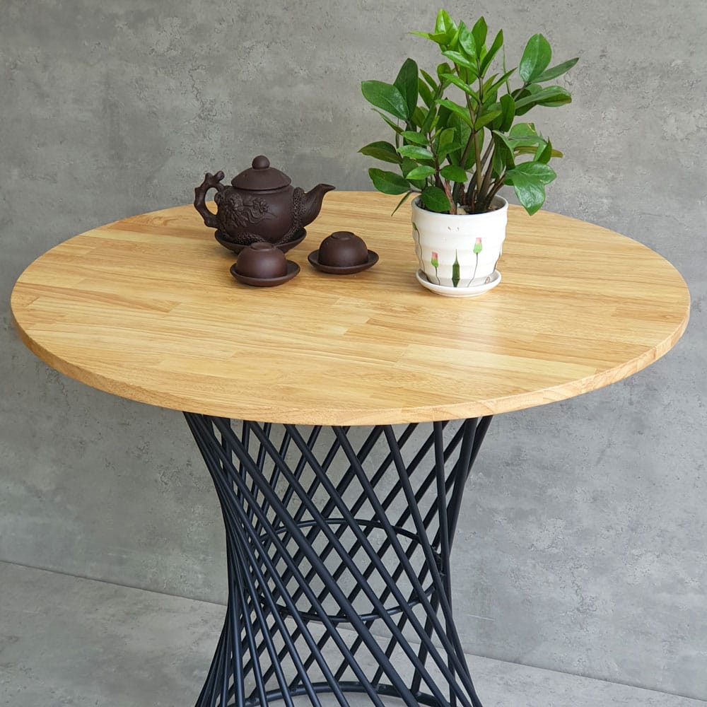 Combo bộ bàn ghế cafe tròn 80cm C Combo bộ bàn ghế cafe tròn 80cm C - hình 5