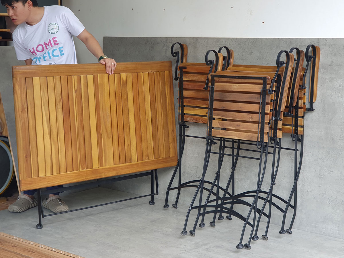 Combo bộ bàn ngoài trời xếp gọn 120x75cm và ghế xếp gọn C Combo bộ bàn ngoài trời xếp gọn 120x75cm và ghế xếp gọn C - hình 5
