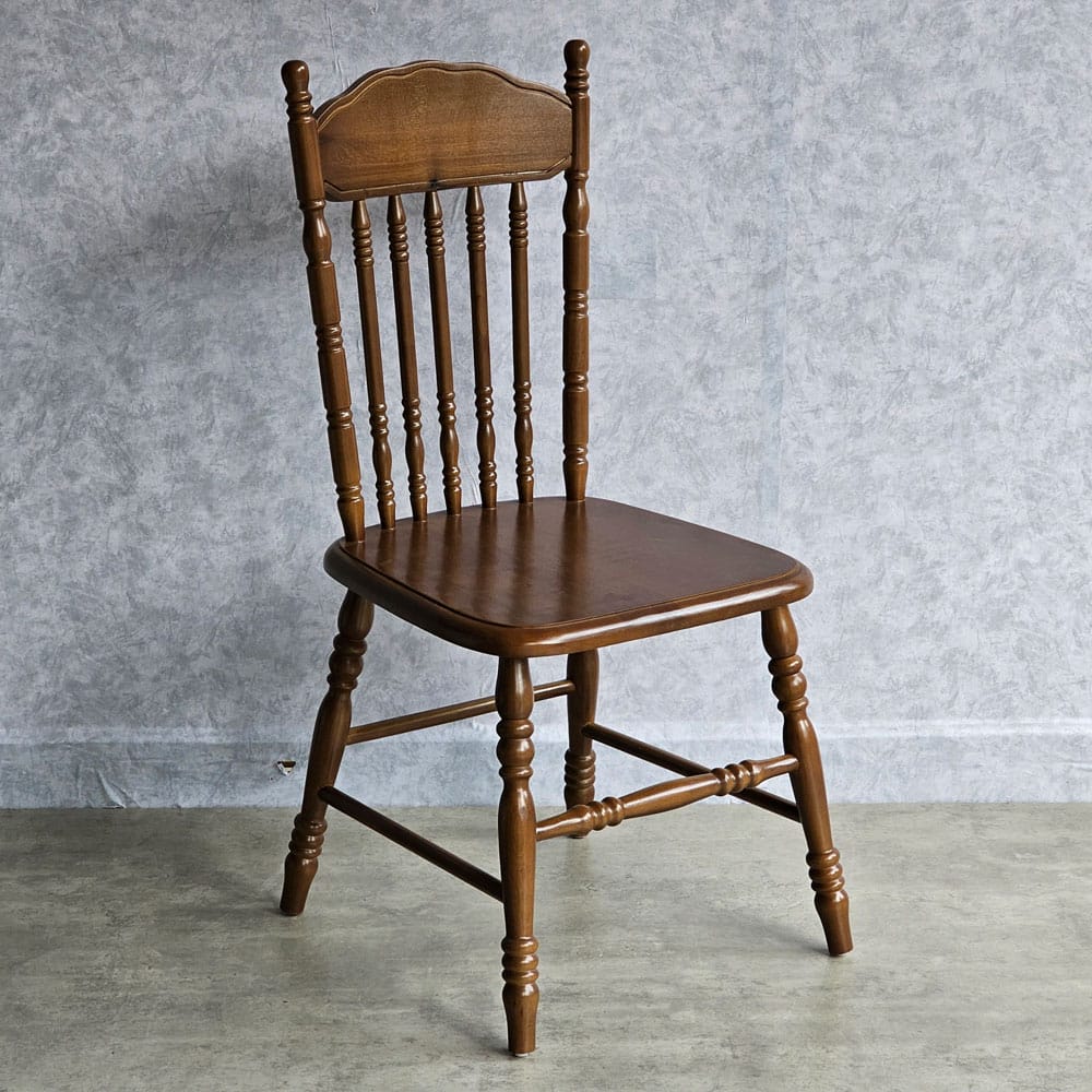 Ghế Amish lưng tựa cao 7 nan gỗ cao su Ghế Amish lưng tựa cao 7 nan gỗ cao su - hình 4