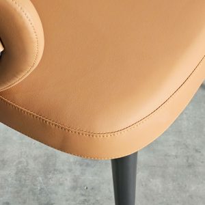 Ghế ăn bọc nệm chân thép carbon chống gỉ - hình 1