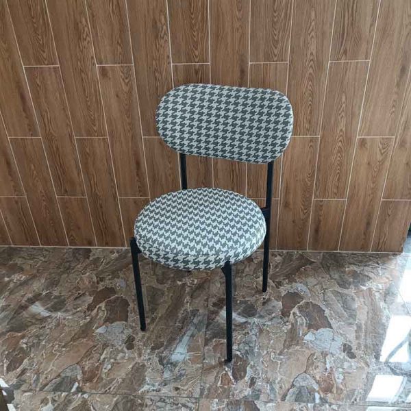 Ghế ăn nệm bọc vải khung sắt GA68036 - hình 3