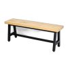 Ghế băng dài 120x30cm gỗ thông chân sắt sơn tĩnh điện