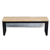 Ghế băng dài 120x30x45cm gỗ cao su