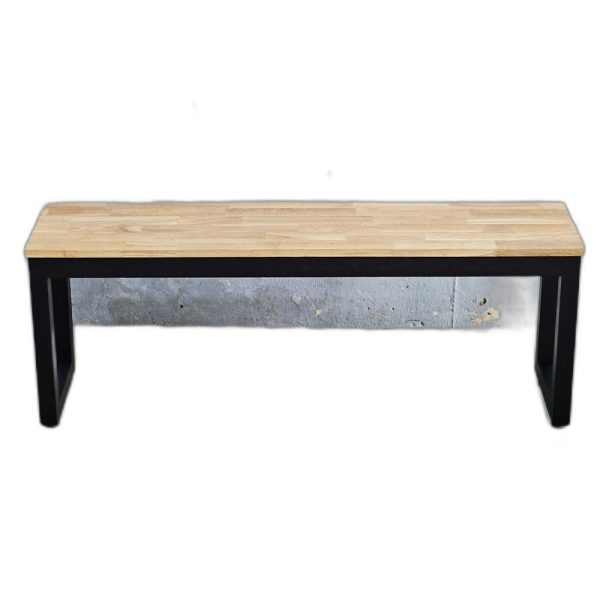 Ghế băng dài 120x30x45cm gỗ cao su
