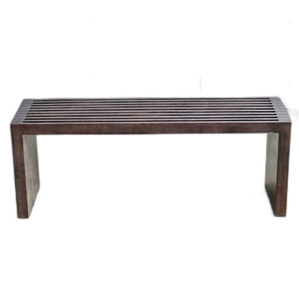Ghế băng dài 120x32x45cm gỗ cao su