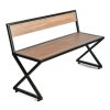 Ghế bằng dài 120x40x75cm chân sắt chữ X gỗ plywood