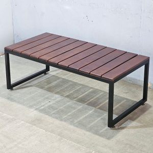 Ghế băng dài 120x60x45cm gỗ cao su - hình 2