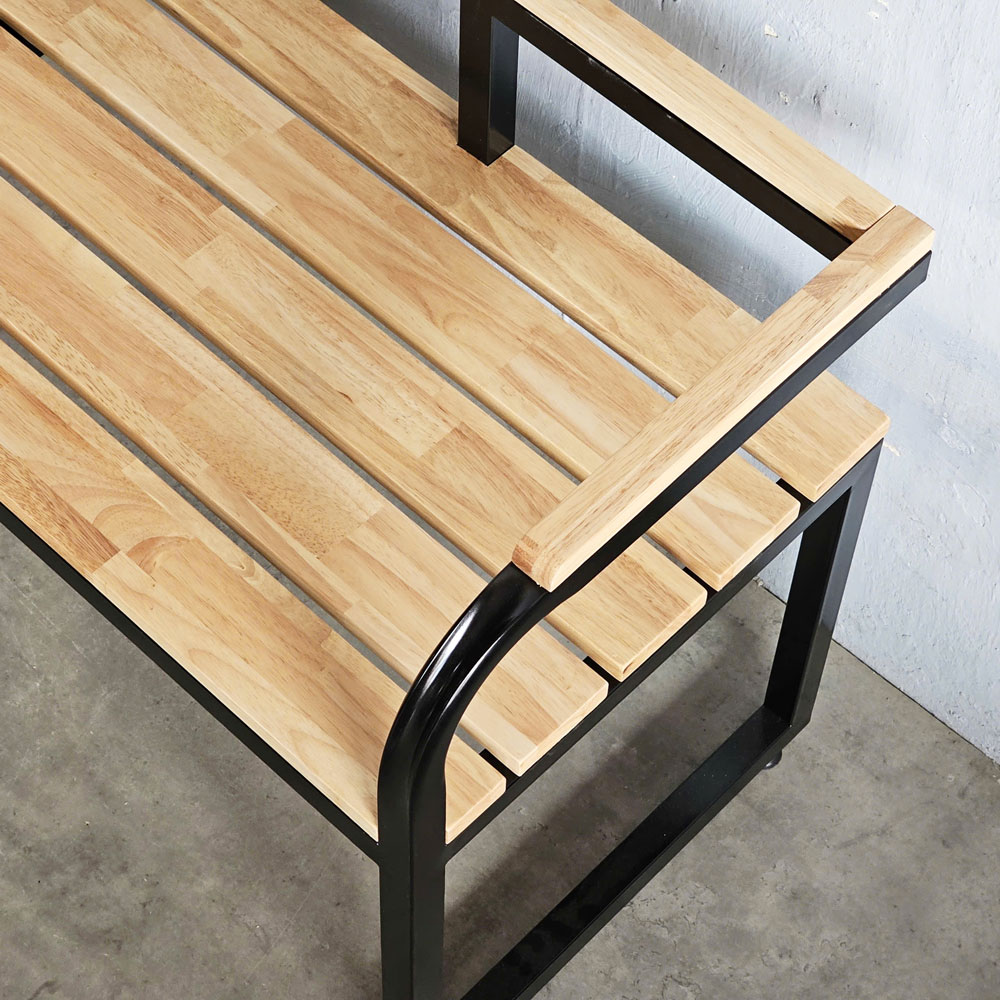 Ghế băng dài 140x45x60cm gỗ cao su Ghế băng dài 140x45x60cm gỗ cao su - hình 1