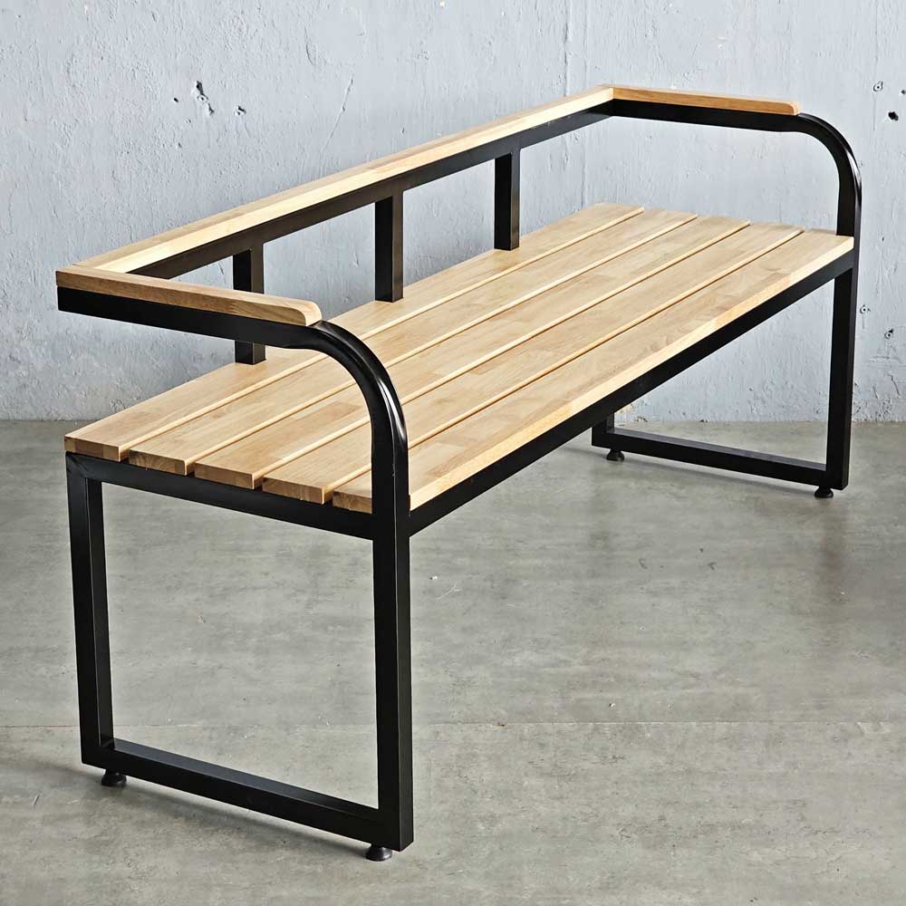 Ghế băng dài 140x45x60cm gỗ cao su Ghế băng dài 140x45x60cm gỗ cao su - hình 5