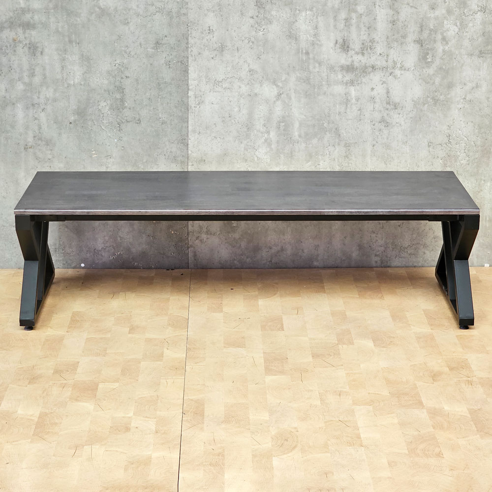 Ghế băng dài 150x52x42cm gỗ cao su chân chữ X Ghế băng dài 150x52x42cm gỗ cao su chân chữ X - hình 3