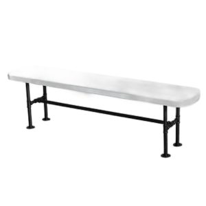 Ghế băng dài 160x32cm gỗ thông chân ống nước