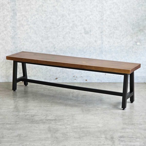 Ghế băng dài 160x35x45cm gỗ thông - hình 3
