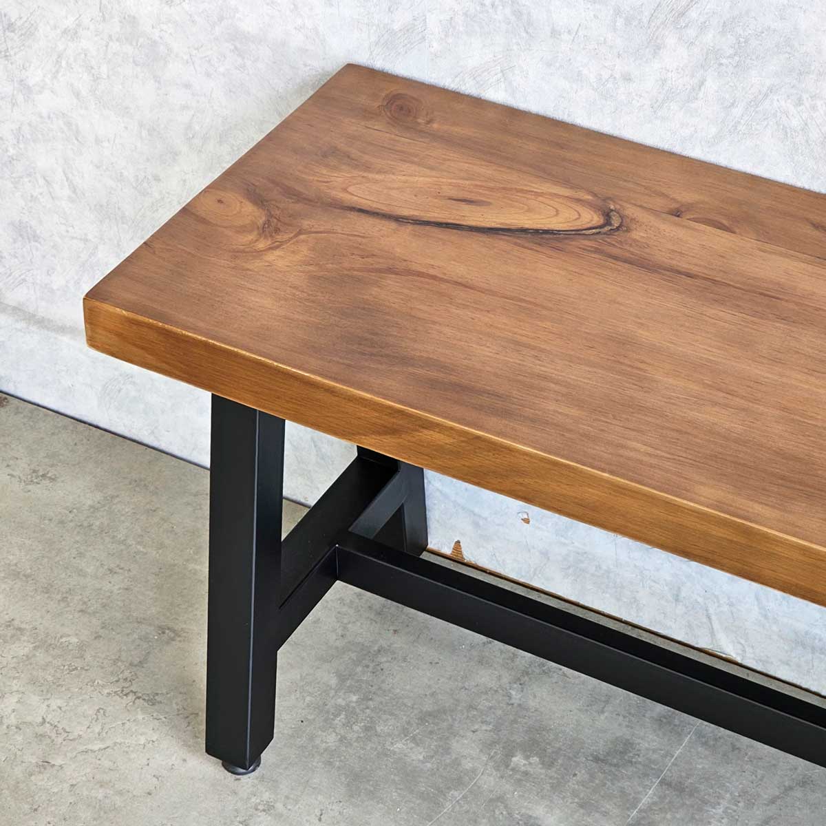 Ghế băng dài 160x35x45cm gỗ thông Ghế băng dài 160x35x45cm gỗ thông - hình 5