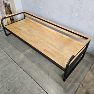 Ghế băng dài 190x70cm gỗ cao su - hình 4