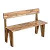 Ghế băng dài có tựa 120x40cm gỗ tràm