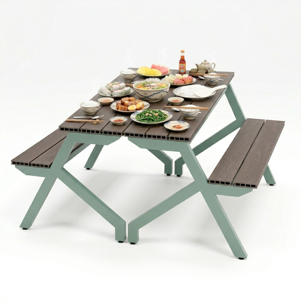 Ghế băng dài có tựa lưng 120x40cm gỗ cao su Ghế băng dài có tựa lưng 120x40cm gỗ cao su - hình 3