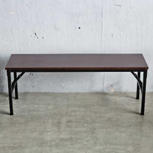 Ghế băng dài gấp gọn 120x35cm gỗ cao su - hình 1