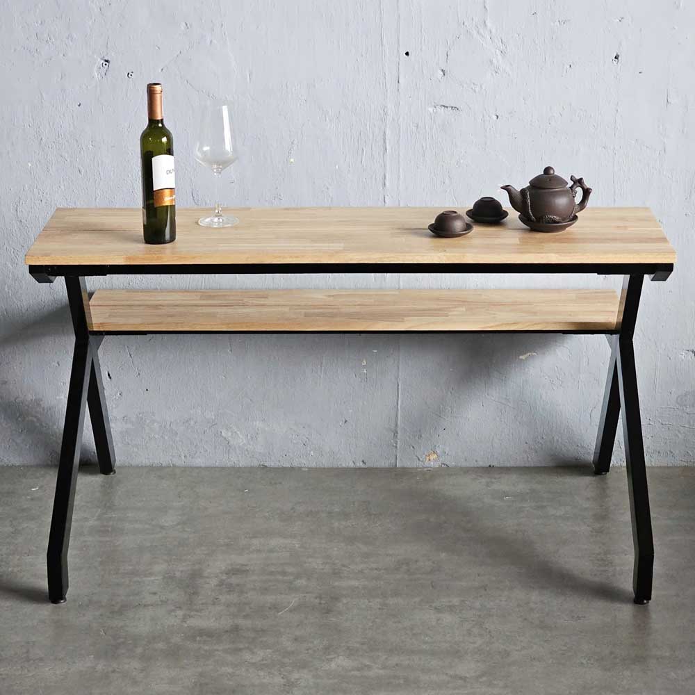 Ghế băng dài liền bàn 120x80x75cm gỗ cao su Ghế băng dài liền bàn 120x80x75cm gỗ cao su - hình 1